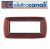 PLACCA 7P LEGNO SCURO PVC MY LIFE ELETTROCANALI