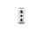 PRESA BIPASSO 10/16A COMPATIBILE CON LIVING LIGHT BIANCO.ECL4045WH
