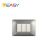 PLACCA 3P ACCIAIO SATINATO EASY COMPATIBILE MATIX ECSE9803AS