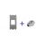 PRESA RJ45 CAT.6 FTP SCHERMATO AUTOCRIMPANTE COMPATIBILE VIMAR PLANA SILVER