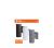 Applique portalampada 2 vie GU10 IP54 - NERO
