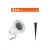 Faretto GU10 IP65 orientabile con picchetto da giardino Bianco