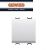 INVERTITORE 1P 16AX 2 MODULI GEWISS CHORUS GW10101 BIANCO