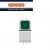 PULSANTE 1P NA 16A DIFFUSORE VERDE GEWISS CHORUS GW10142 BIANCO