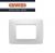 PLACCA ONE 3 POSTI GEWISS CHORUS GW16103TB BIANCO