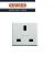 PRESA STANDARD INGLESE 2+T 13A GEWISS SYSTEM BIANCO