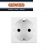 PRESA 2P+T 16A STANDARD TEDESCO GEWISS SYSTEM WHITE GW20265