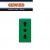 PRESA BIVALENTE GEWISS SYSTEM VERDE 2P+T 16A GW20281