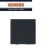 COPRIFORO GEWISS 2 POSTI SYSTEM BLACK GW21073