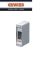 CENTRALINO GEWISS PROTETTO SENZA PORTA 2 MODULI IP40 GW40022