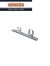 GUIDA COMPONIBILE GEWISS PER FISSAGGIO SUPPORTI GW50609 2 PEZZI.