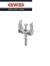 SUPPORTO A SCATTO GEWISS CON TASSELLO DIAMETRO 20mm GW50707 5 PEZZI.