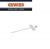 FASCETTA GEWISS CON TARGHETTA 2,5X200mm GW52293 100 PEZZI.