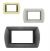 PLACCA COMPATIBILE LIVING LIGHT  BTICINO METALLO 