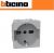 PRESA SCHUKO BTICINO MATIX GO GRIGIO JG4140A16