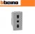 PRESA BIPASSO 16A BTICINO MATIX GO GRIGIO JG4180