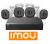 POE KIT 1 NVR LC NVR1104HS P S3 H + 4 TELECAMERE BULLET IPC F22A  IMOU