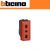 PRESA BIPASSO 2P+T 16A BTICINO LIVING NOW ROSSO KR4180