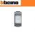 PORTALAMPADA DIFFUSORE TRASPARENTE BTICINO LIVING INTERNATIONAL L4371T ANTRACITE