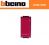 SPECULA 230V CON LAMPADA BTICINO LIVING LIGHT L4385/230R ROSSO