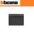 MOSTRINA PER TASCA PORTABADGE 3 MODULI BTICINO LIVING INTERNATIONAL L4551 ANTRACITE