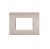 PLACCA 3  POSTI PVC COMPATIBILE BTICINO LIVING ORO SCURO