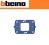 SUPPORTO 2 POSTI PER PLACCA QUADRA BTICINO LIVING LIGHT LN4719
