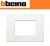 PLACCA AIR 3 POSTI BIANCO PURO BTICINO LIVING LIGHT LNC4803BN