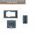 PRESA SCHUKO 4440/3+BIPASSO 4580+SUPPORTO COMPATIBILE LIVING CLASSIC.