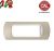 PLACCA 7P TORTORA INTERNO BIANCO COMPATIBILE LIVING LIGHT
