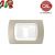 PLACCA 1P TORTORA INTERNO BIANCO COMPATIBILE MAGIC