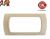 PLACCA 7P ROVERE SBIANCATO INTERNO BIANCO COMPATIBILE LIVING LIGHT