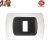 PLACCA 1P BIANCO INTERNO NERO COMPATIBILE MAGIC