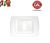 PLACCA 1P BIANCO INTERNO BIANCO COMPATIBILE MAGIC