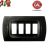 PLACCA 4P NERO INTERNO NERO COMPATIBILE MAGIC