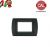 PLACCA 3P NERO INTERNO NERO COMPATIBILE LIVING INTERNATIONAL