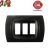 PLACCA 3P NERO INTERNO NERO COMPATIBILE MAGIC