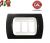 PLACCA 3P NERO INTERNO BIANCO COMPATIBILE  MAGIC