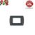 PLACCA 3P ANTRACITE INTERNO NERO COMPATIBILE LIVING INTERNATIONAL