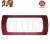 PLACCA 5P AMARANTO INTERNO BIANCO COMPATIBILE MAGIC