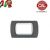 PLACCA 4P GRIGIO ARDESIA INTERNO BIANCO COMPATIBILE LIVING LIGHT