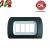 PLACCA 4P GRIGIO ARDESIA INTERNO BIANCO serie MAGIC