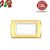 PLACCA 4P ORO OPACO INTERNO BIANCO COMPATIBILE LIVING LIGHT