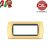 PLACCA 7P ORO OPACO INTERNO NERO COMPATIBILE LIVING INTERNATIONAL