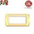 PLACCA 7P ORO OPACO INTERNO BIANCO COMPATIBILE LIVING LIGHT