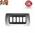 PLACCA 5P CROMO OPACO INTERNO NERO COMPATIBILE MAGIC