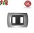 PLACCA 2P CROMO OPACO INTERNO NERO COMPATIBILE MAGIC