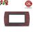 PLACCA 4P NOCE NAZIONALE COMPATIBILE LIVING INTERNATIONAL