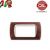 PLACCA 4P NOCE NAZIONALE INTERNO BIANCO COMPATIBILE LIVING LIGHT