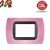 PLACCA 3P ROSA PASTELLO INTERNO NERO COMPATIBILE LIVING INTERNATIONAL